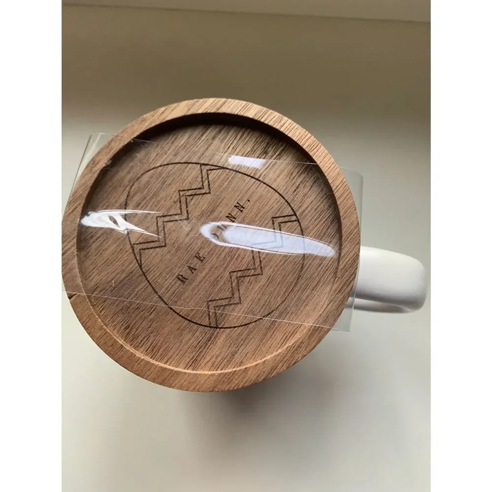 Rae Dunn Happy Easter Mug With Wood Lid